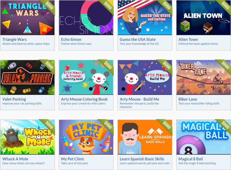 MarketJS HTML5 games for licensing